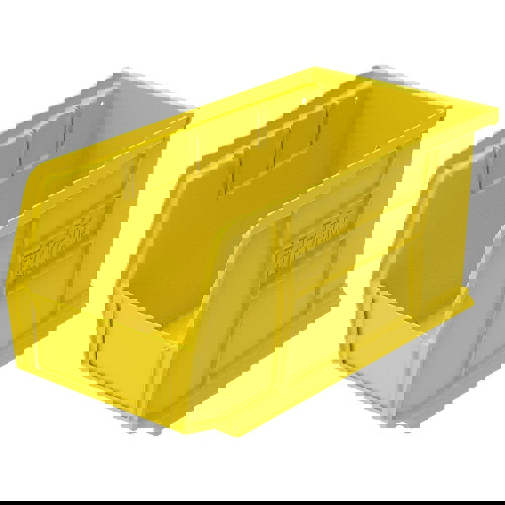 Plastic Hopper Stacking Bin: Yellow